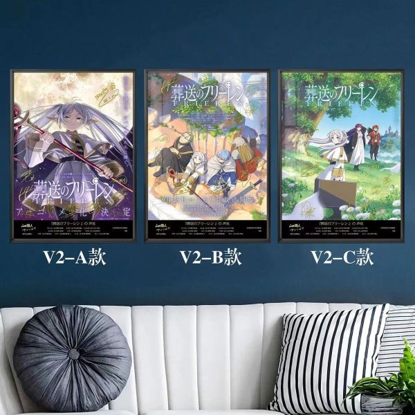 千鳥社 《芙莉蓮聲優第二彈》芙莉蓮辛美爾菲倫休塔爾克簽名聲優裝飾畫 