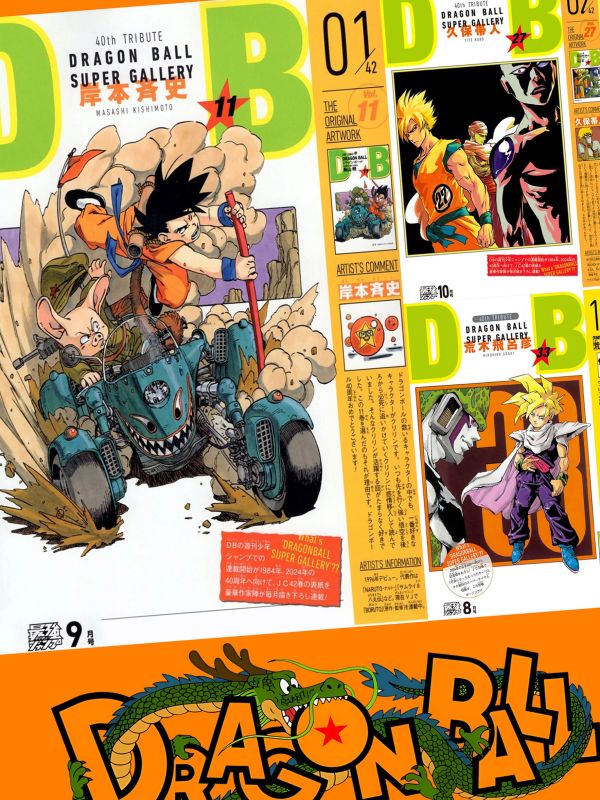 星空工作室 《龍珠40週年特別版》七龍珠鳥山明孫悟空貝吉塔裝飾畫 