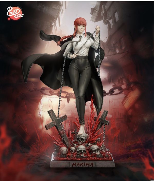 Red-Studio 女雕系列第三彈《電鋸人》瑪奇瑪 