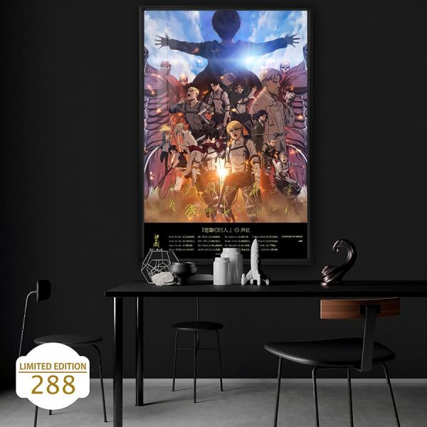 千鳥社 《進擊的巨人 完結篇》最後的進擊簽名裝飾畫 