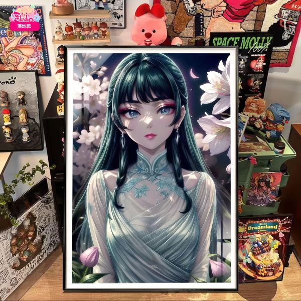 阿喵畫社 花海 藥屋少女裝飾畫 