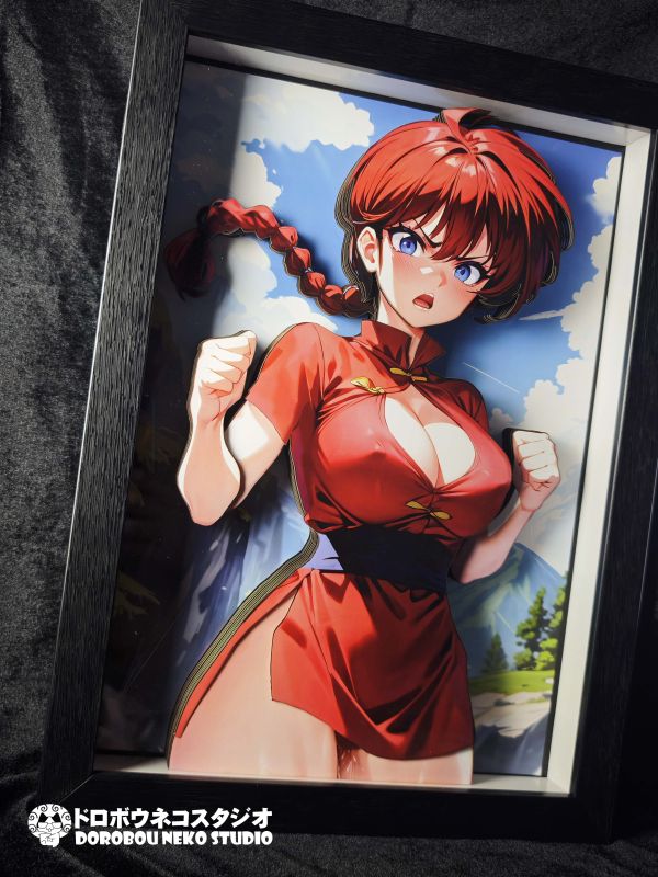 泥棒貓工作室 DSMG-101 早乙女亂馬 立體裝飾畫 