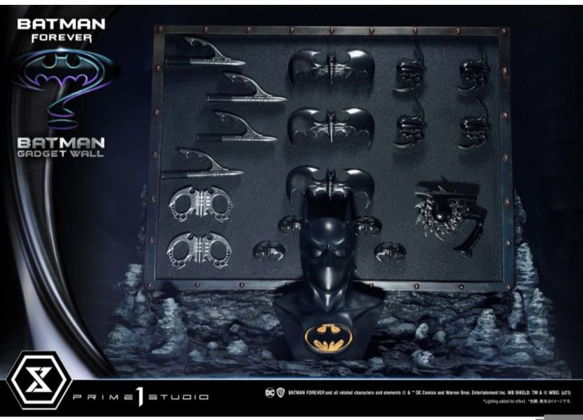 正版授權 Prime 1 Studio 1/3 1995永遠的蝙蝠俠 裝備牆 