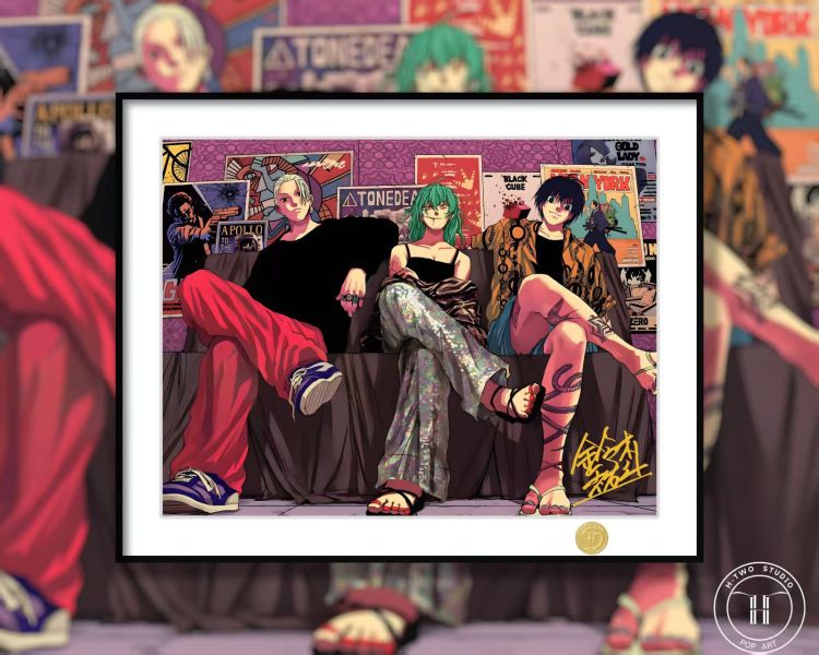 H2工作室 《order三人組》阪本日常阪本太郎南雲赤尾莉昂裝飾畫 