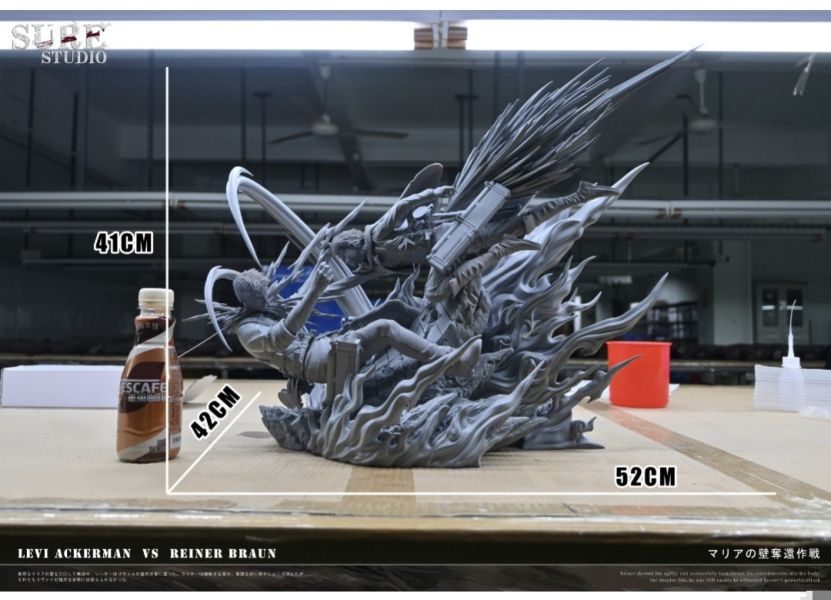 Sure studio SSS巨人對戰系列 兵長vs萊納 