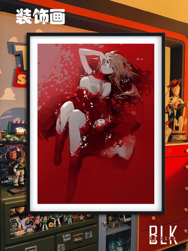 巴洛克 悲泣明日香EVA裝飾畫/冰箱貼 