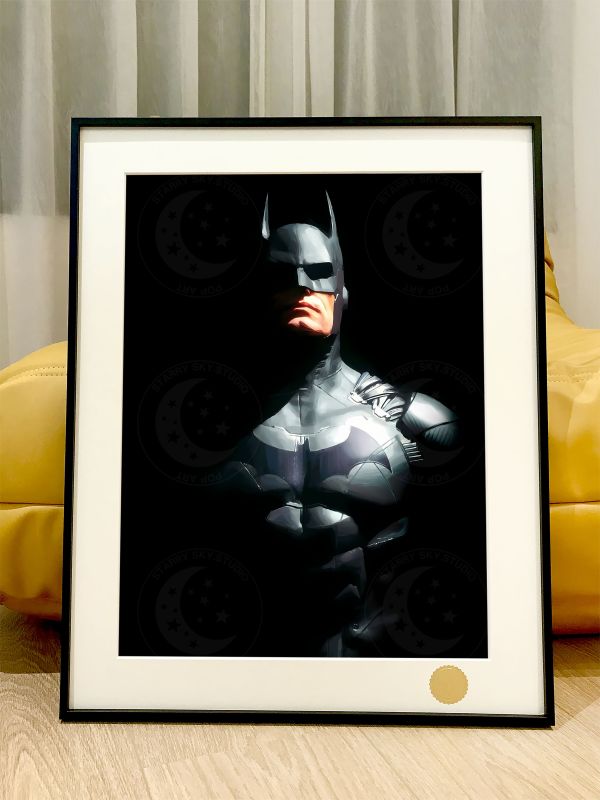 星空《暗夜騎士》DC蝙蝠俠黑暗騎士batman裝飾畫 