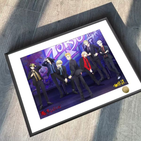 皇呱 《東京卍復仇者》熱血高中生西裝暴徒超帥七人衆裝飾畫 