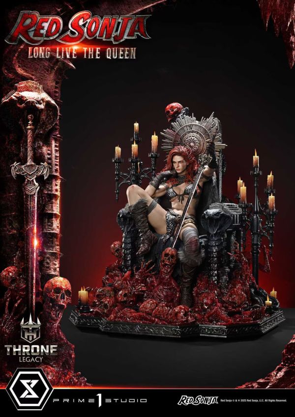 正版授權 Prime 1 Statue 1/3 傳世王座 女王神劍 紅髮索尼婭 女王萬歲 