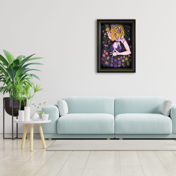 凹凸panda 鏈鋸人蕾塞篇 蕾塞B款 手工立體掛畫 