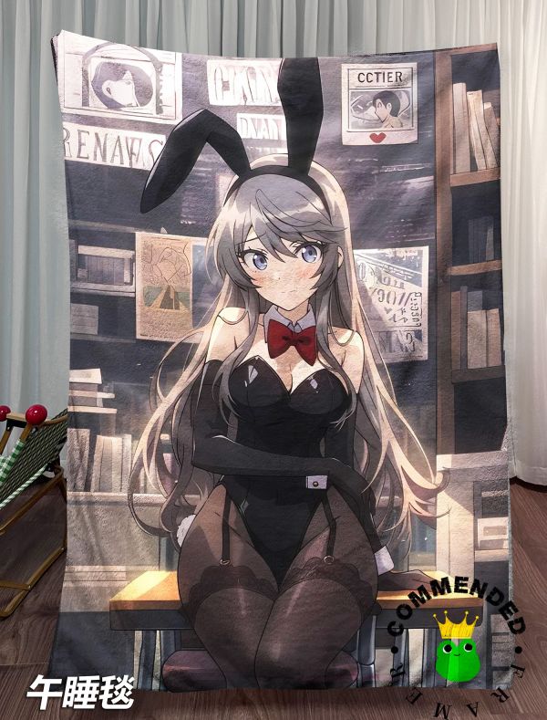 皇呱《兔女郎櫻島麻衣》青春豬頭少年不會夢到學姐裝飾畫 