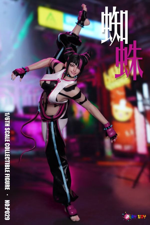 正版授權 PLAY TOY 1/6 蜘蛛女特工6代 