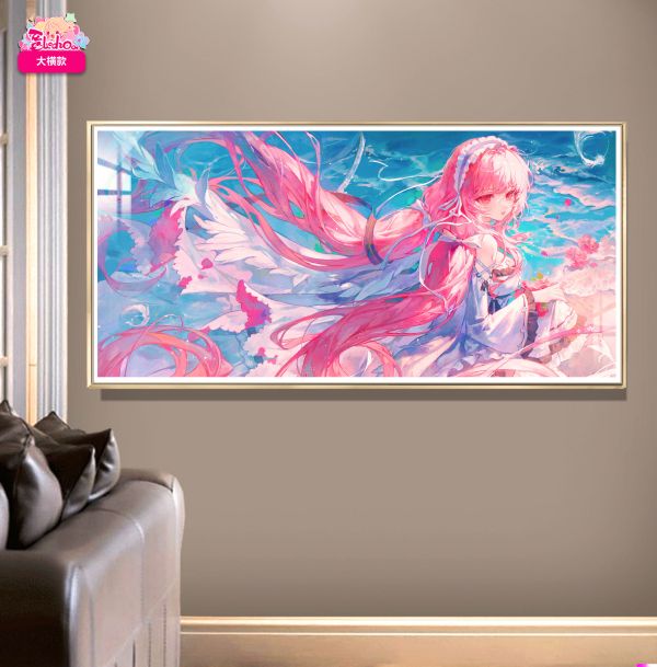 阿喵畫社 英仙座橫款裝飾畫 