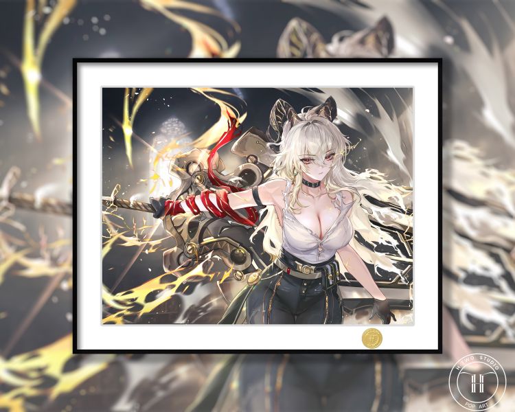 H2工作室 《贊妮》鳴潮黎那汐塔裝飾畫 