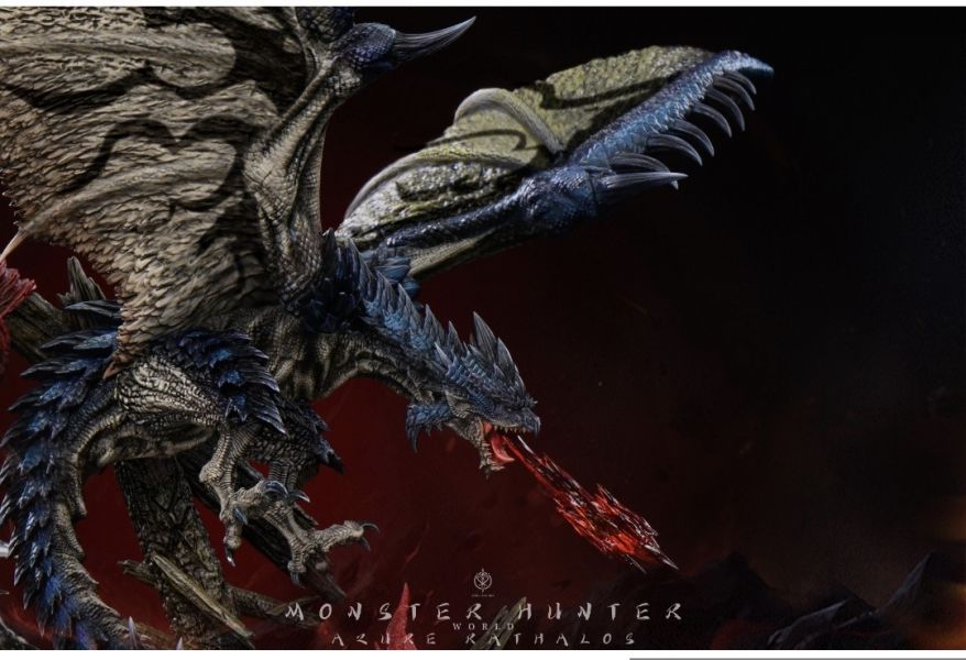 Edge studio 怪物獵人（雄火龍 銀火龍 蒼火龍） 