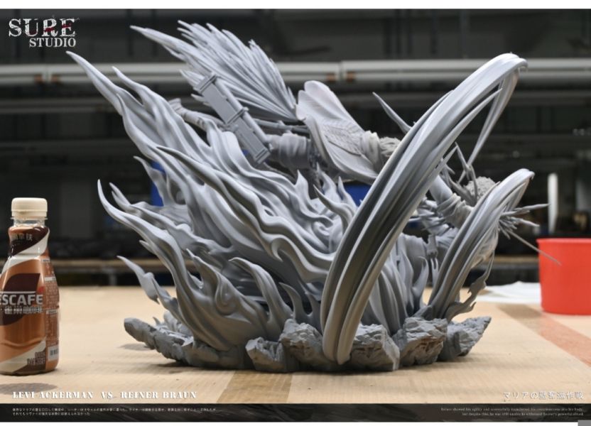 Sure studio SSS巨人對戰系列 兵長vs萊納 