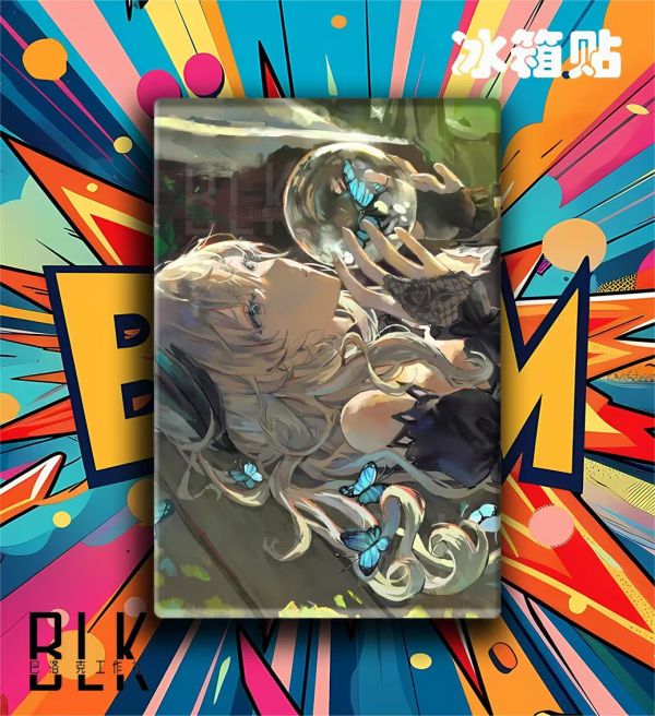 巴洛克 麗芙極晝Liv戰雙帕彌什遊戲動漫裝飾畫/冰箱貼 