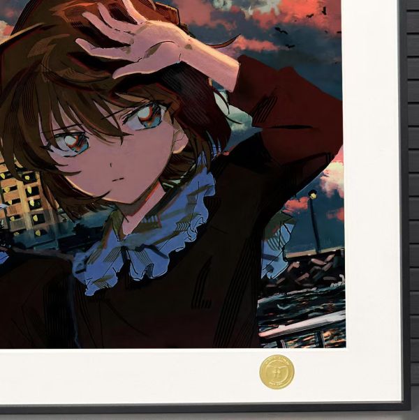 H2工作室 《晚風柯哀》名偵探柯南灰原哀裝飾畫 