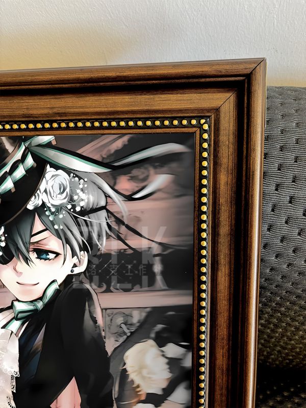 巴洛克 黑執事Black Butler塞巴斯蒂安夏爾384復古裝飾畫 