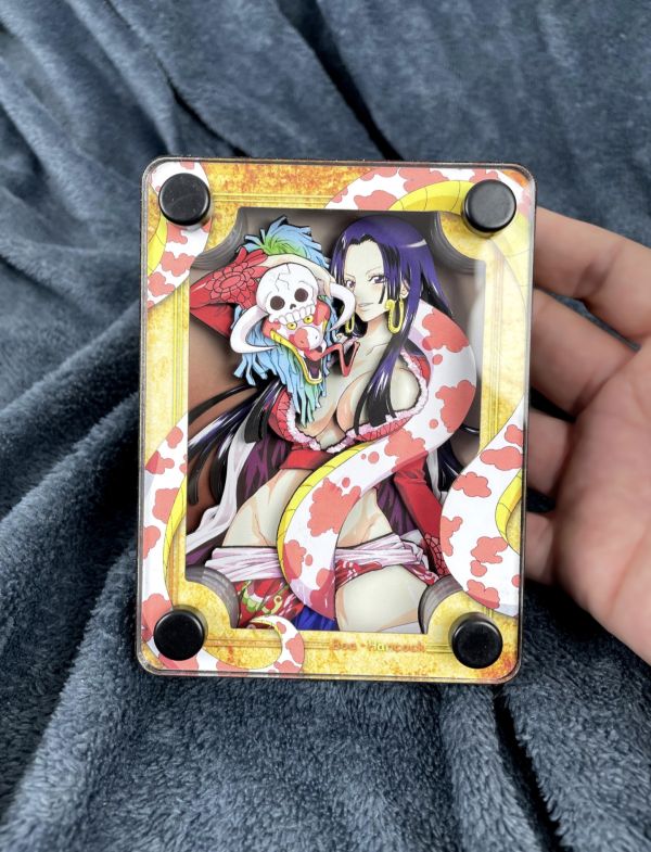 萌萌匠 Onepiece海賊王女帝波雅漢庫克薩羅梅立體亞克力磚擺臺 
