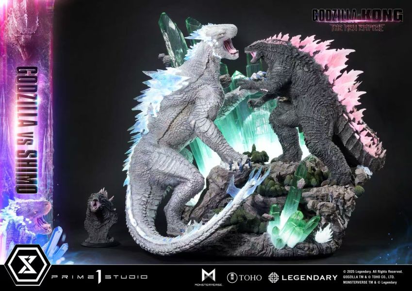 正版授權 Prime 1 Statue 哥斯拉大戰金剛2 帝國崛起 哥斯拉對戰雪魔 