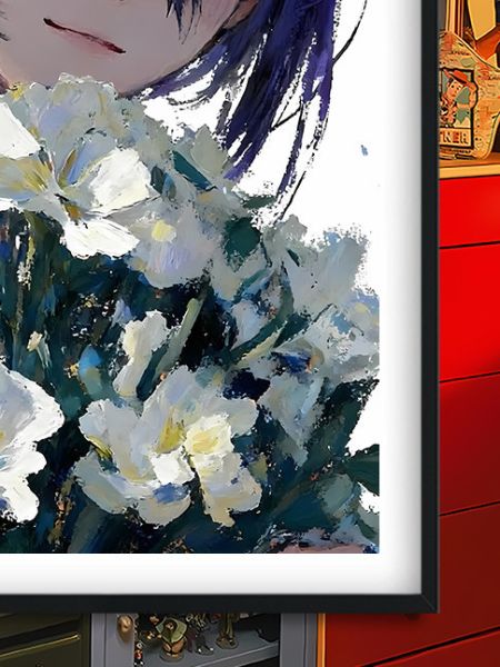 巴洛克《油畫風蕾塞》鏈鋸人蕾塞篇裝飾畫冰箱貼 