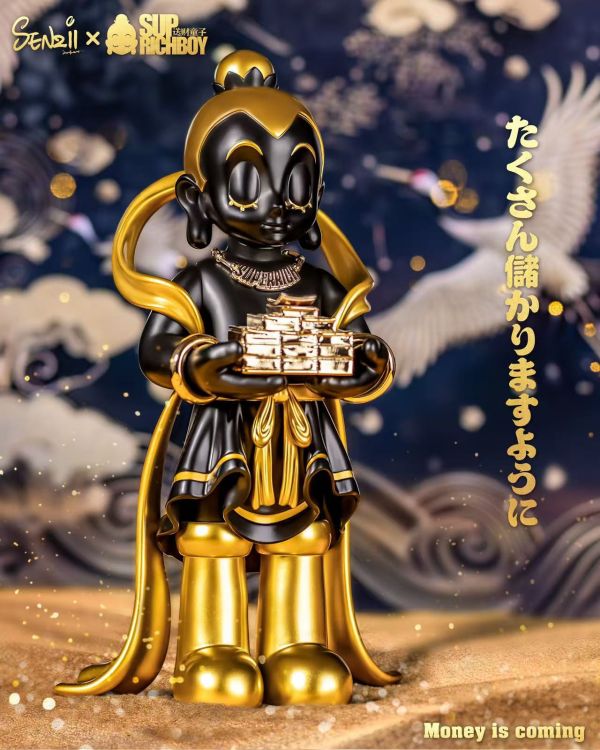 SENZII SUPRICHBOY系列 送財童子金靴玄身暗夜版 