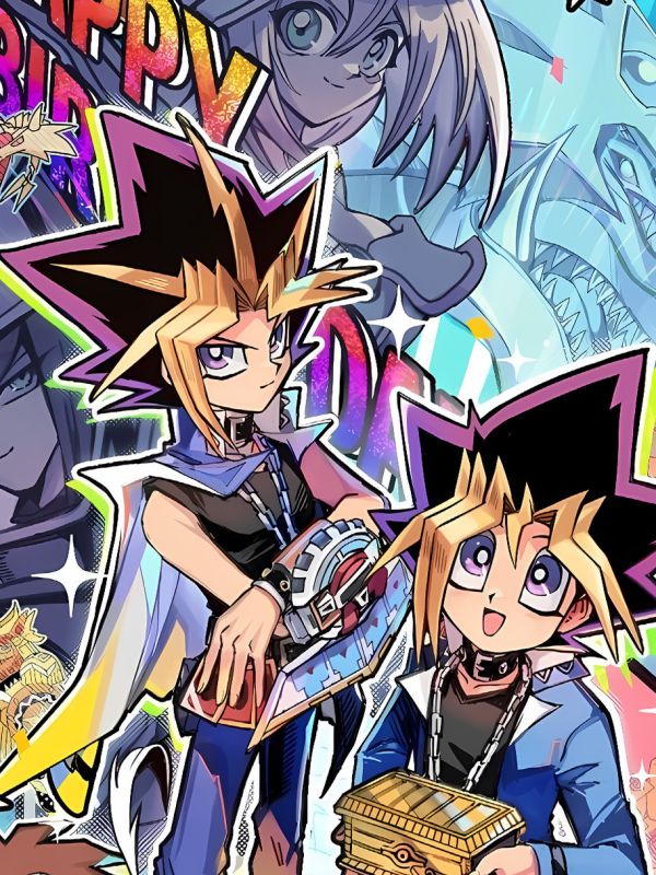 星空 《炫彩遊戲王》法老王黑魔導女孩武藤遊戲阿圖姆裝飾畫 