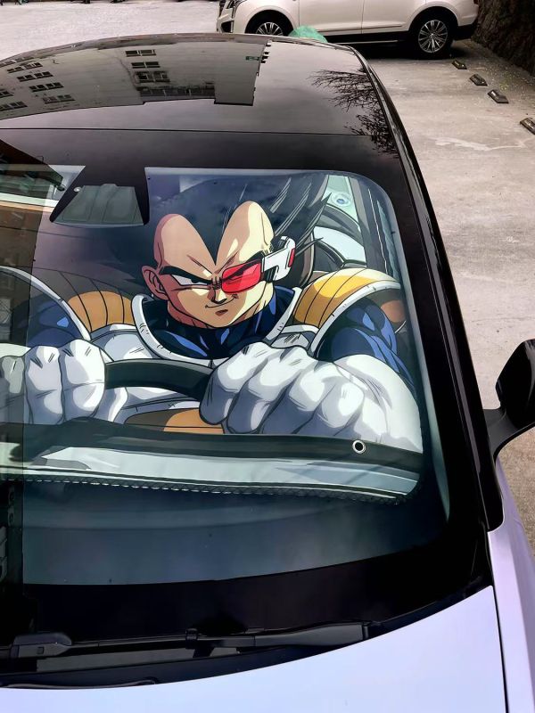 千鳥社 《汽車前擋遮陽-貝吉塔》七龍珠可愛汽車遮陽防曬前擋 