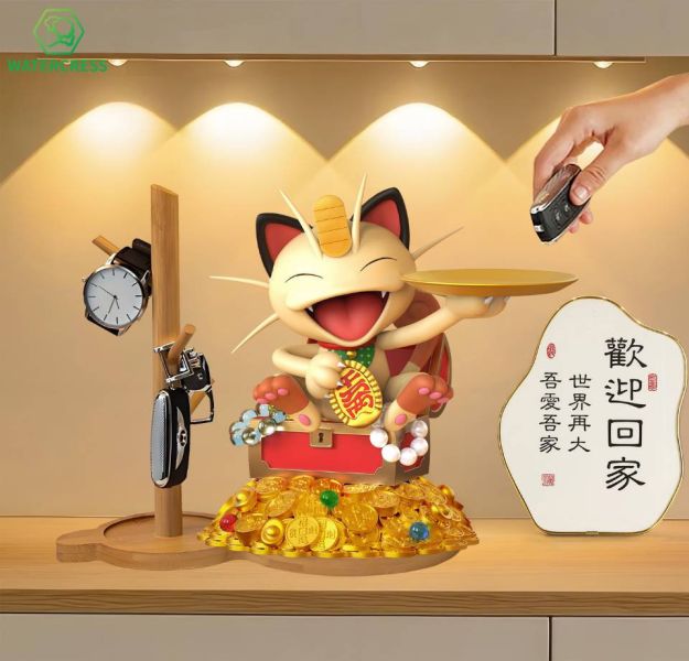 Watercress模玩 招財收納喵喵 