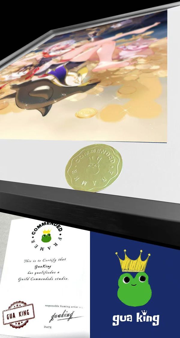 皇呱工作室 《崩壞星穹鐵道新年單人》託帕停雲新年裝飾畫 