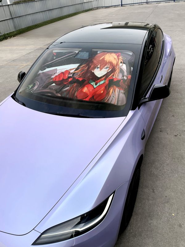 千鳥社 汽車前擋遮陽 明日香/綾波麗 第二彈 