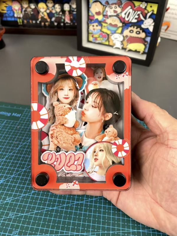 萌萌匠 宋雨琦女團高清寫真亞克力方磚應援周邊 