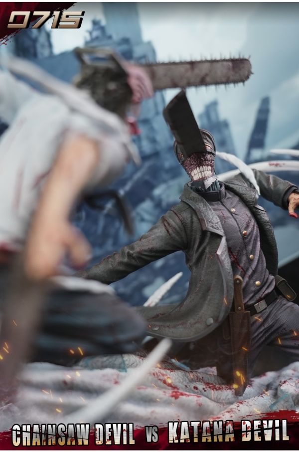 0715 工作室 電鋸對戰系列-電次vs刀之惡魔 