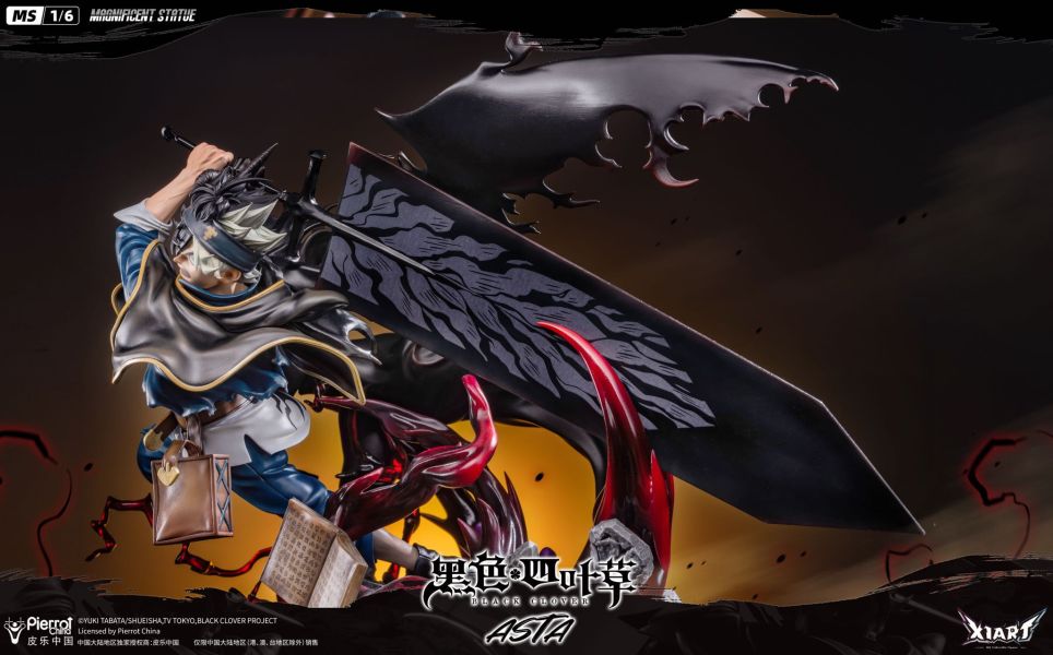 【現貨】皮樂中國正版授權 X1ART工作室1/6 MS系列雕像《黑色四葉草》 