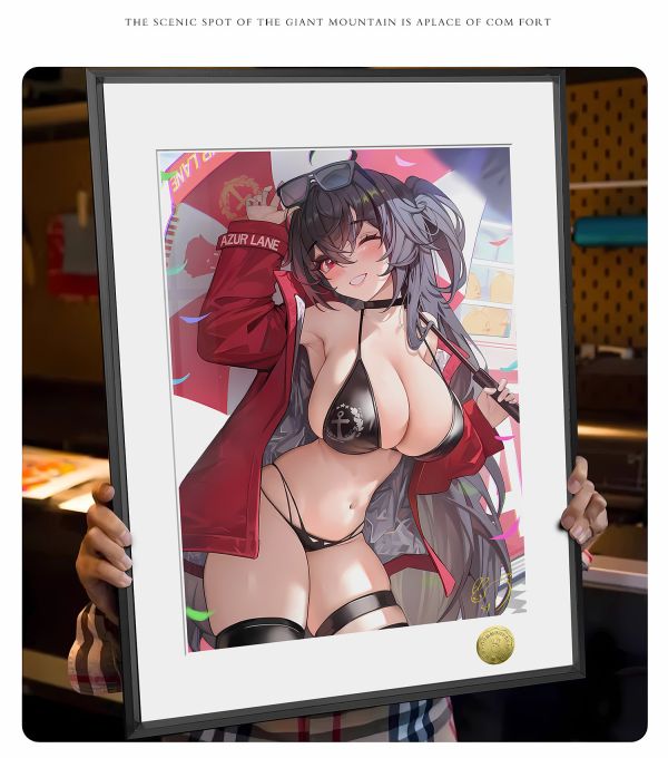 皇呱 《大鳳單人》碧藍航線鷯大鳳艦娘指揮官重櫻航空母艦周邊裝飾畫 