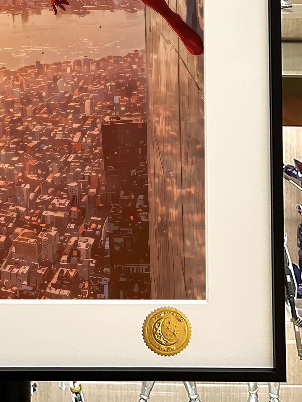 星空《城市蜘蛛俠》漫威彼得·帕克託比·馬奎爾裝飾畫 