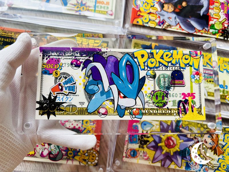 星空-《寶可夢聖獸美金版畫磚系列》神奇寶貝 