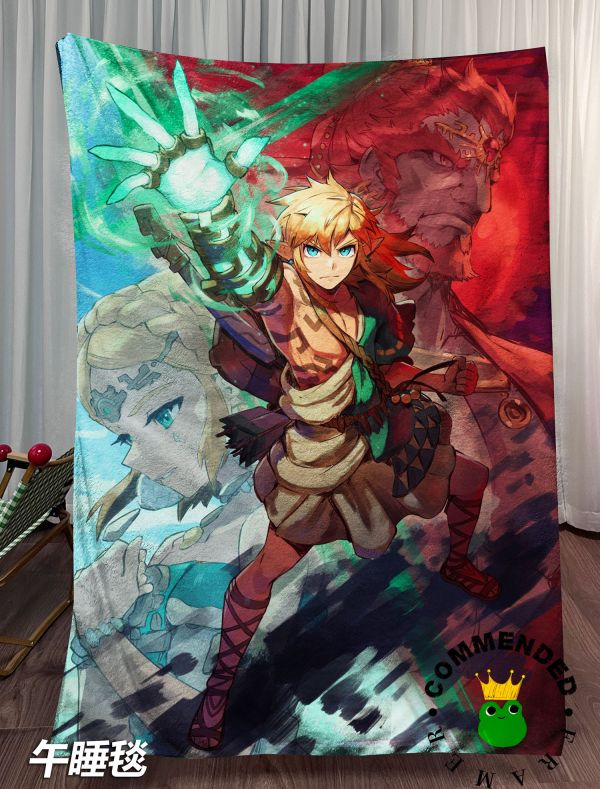 皇呱《永恆勇者的冒險》塞爾達傳說：王國之淚裝飾畫 