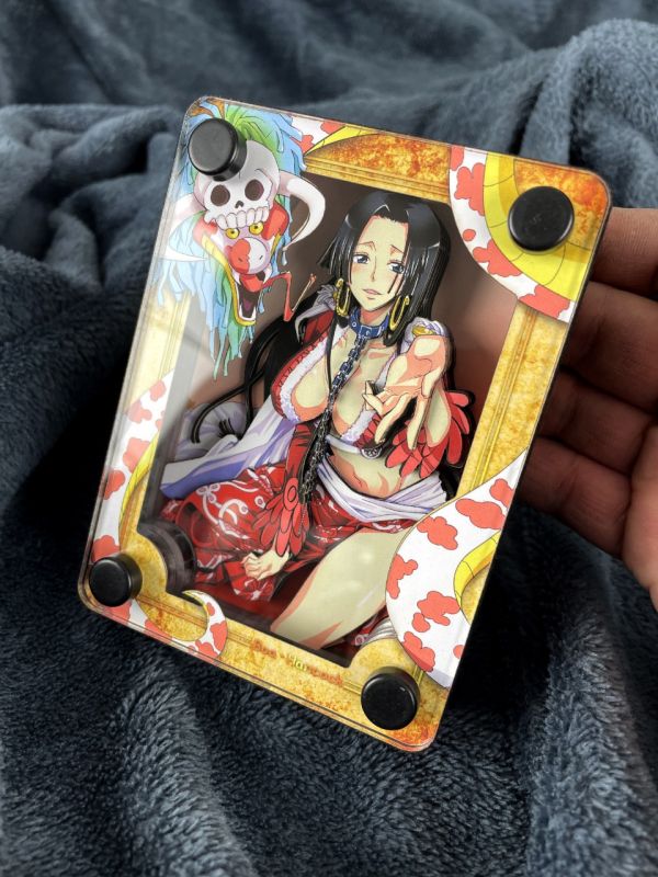 萌萌匠 海賊王女帝波雅漢庫克薩羅梅壞蛇第二彈立體亞克力磚擺臺 