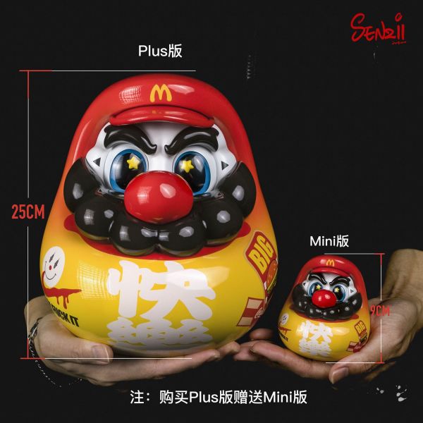 【現貨】SENZII千紙×超級達摩 SuperDaruma 超級達摩“快樂” 