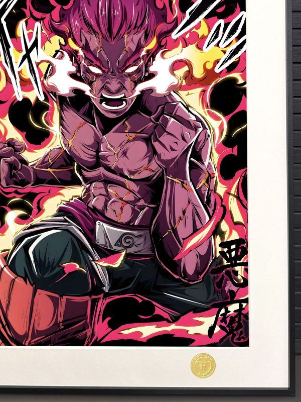 H2工作室《夜凱》火影忍者邁特凱宇智波斑卡卡西鳴人佐助裝飾畫 