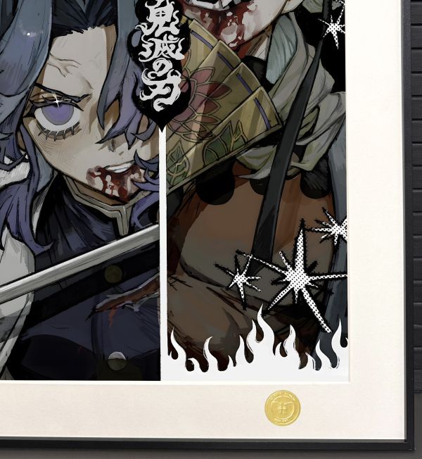 H2工作室 《蝴蝶忍vs童磨》鬼滅之刃無限城篇裝飾畫 