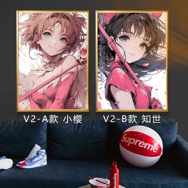 千鳥社《小櫻和知世 第二彈》 魔卡少女櫻百變木之本櫻大道寺知世裝飾畫 