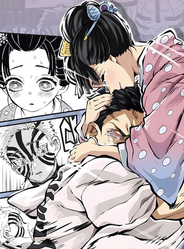 H2工作室《戀雪狛治》鬼滅之刃無限城篇猗窩座裝飾畫 