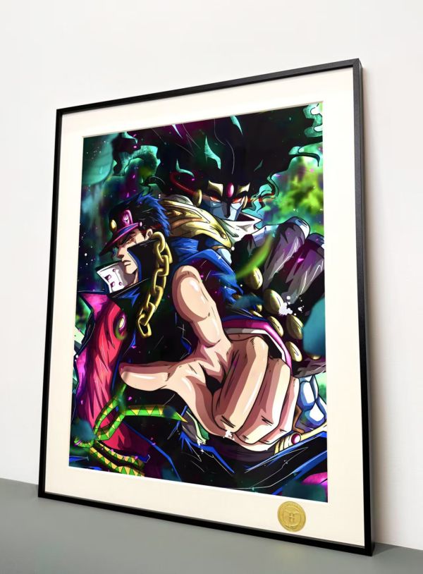 H2工作室 《空條承太郎》白金之星JOJO的奇妙冒險裝飾畫 