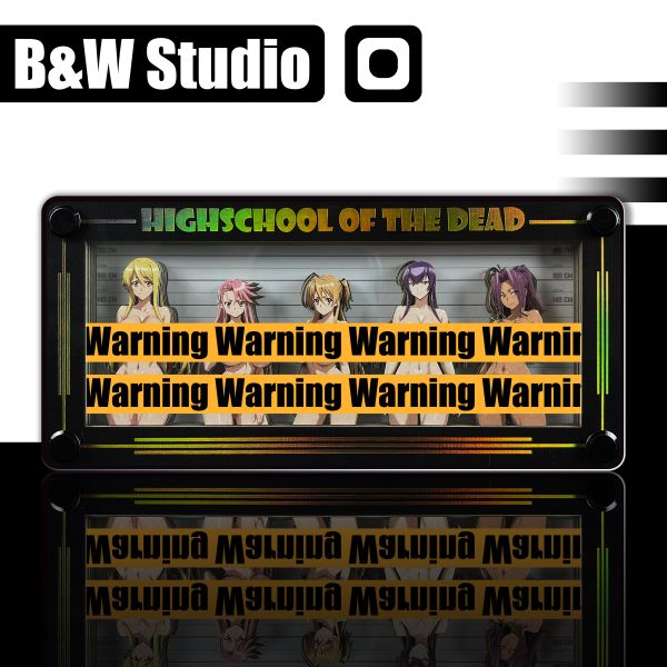 黑白畫映 B&W Studio HIGHSCHOOL OF THE DEAD 桌面裝飾卡磚 