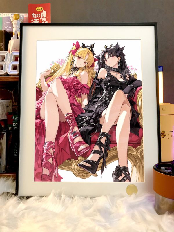 星空《雙色遠阪凜》紅色惡魔Fate/stay night裝飾畫 