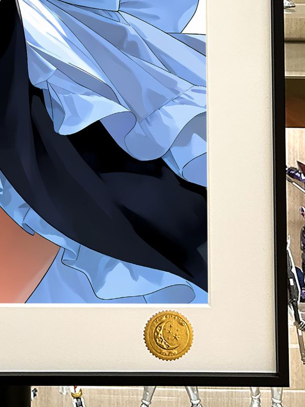 星空《嘉米》街頭霸王殺人蜂Cammy White小貓咪裝飾畫 