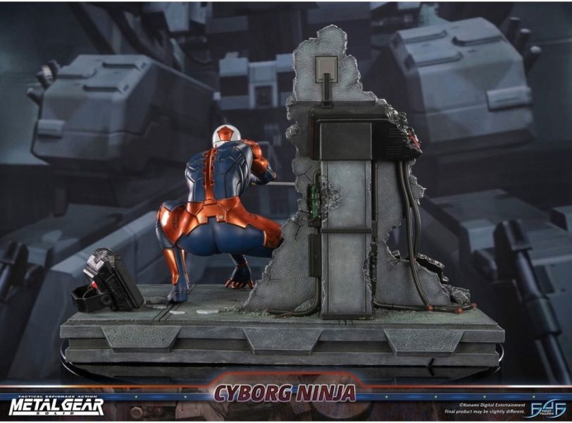 正版授權 First 4 Figures 41cm 合金裝備 生化忍者 灰狐 